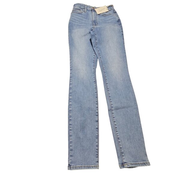 Universal Thread High Rise Skinny Jeans Womens Size 2 Stretch Light Wash Denim - Picture 2 of 9